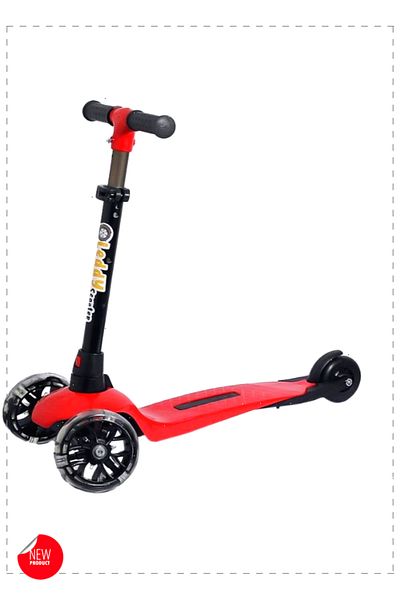 OMZ Leddy Red Light Scooter - Core Intelligence, Educational Montessori Toy for Girls and Boys