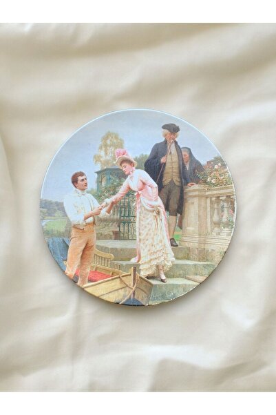 unique florya Διακοσμητικό Πιάτο Τοίχου Vintage Μοντέρνα Διακόσμηση Σπιτιού Δ...