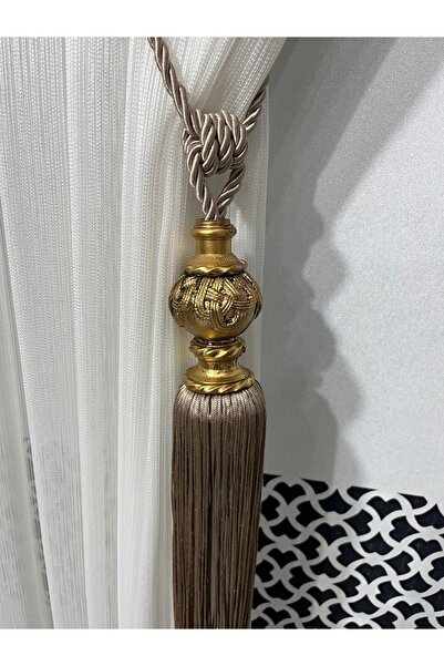 Halis Ticaret Lüx Fon Veya Tül Perde Bağlama Aparatı Kornişe Takmatik Tek Adet