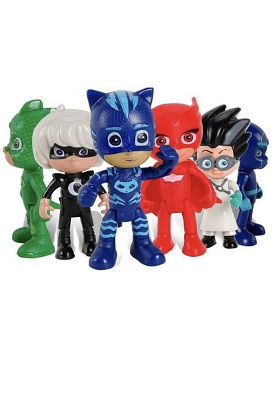 OMZ 1 Piece Pijamaskeliler Warrior Cats - Set of 10 Figures Boys and Girls Children's Toys