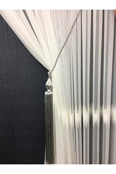 Halis Ticaret Dispozitiv de fixare pentru perdele din fundal sau din tul Corn...