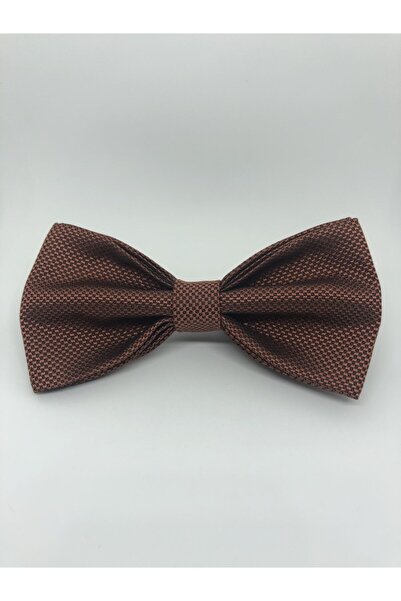 CRWAT ® Copper Color / Woven Fabric Bow Tie - with Handkerchief