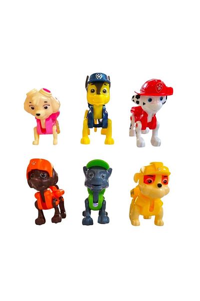 OMZ Paw Patrol New Season Patrol Dogs - 6'l Figure Paw Oil Set with Boy Toy