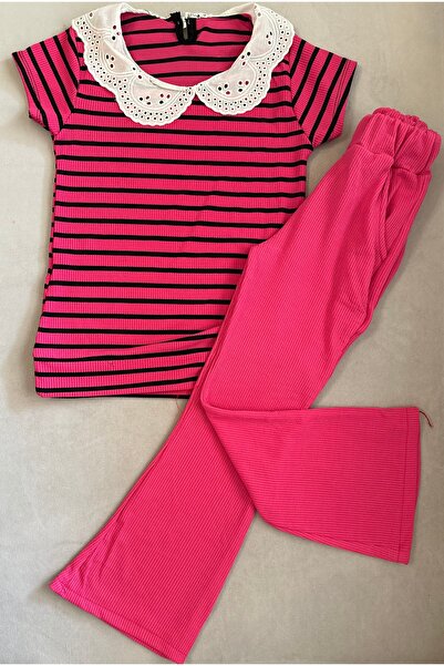 SANTRALBEBE Girl's Spanish Leg Baby Collar Scalloped Set