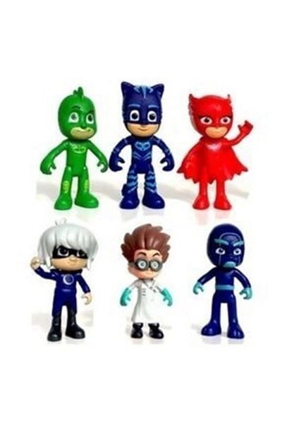 OMZ 1 Piece Pijamaskeliler Warrior Cats - Set of 10 Figures Boys and Girls Children's Toys