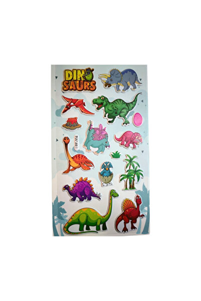 Bluoksweet Dinosaur-3 Puffy Kids Notebook - Dekorativna nalepnica za tablet i...