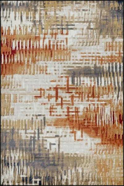 Rugs Modern Halı قاعدة منسوجة بنمط بني وسجادة قابلة للغسل miravip9490