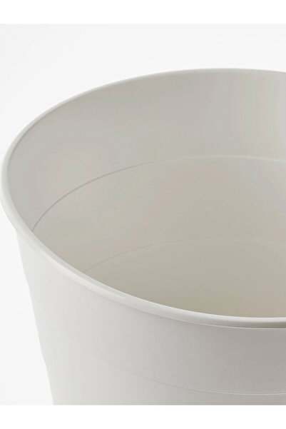 TAGESAN Trash Can 10 Lt, White Trash Can