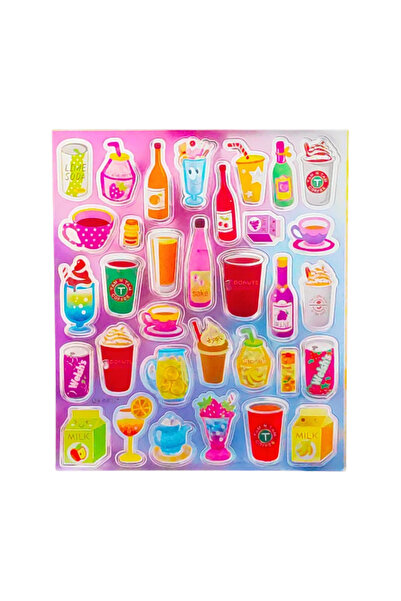 Bluoksweet 20x17cm Tendință Graffiti Vintage - Autocolant pentru copii și ado...