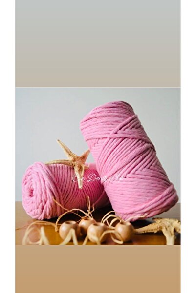 CAN DENİZ ART 250gr Περιστρεφόμενο νήμα μακραμέ μονής περιστροφής - 3mm