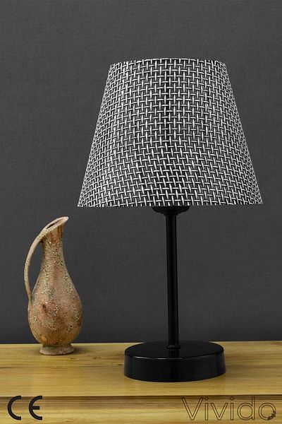 Vivido Abajur Black Wicker Lampshade
