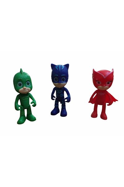 OMZ Pijamaskeliler 3-Piece Figure Toy Set - for Boys and Girls