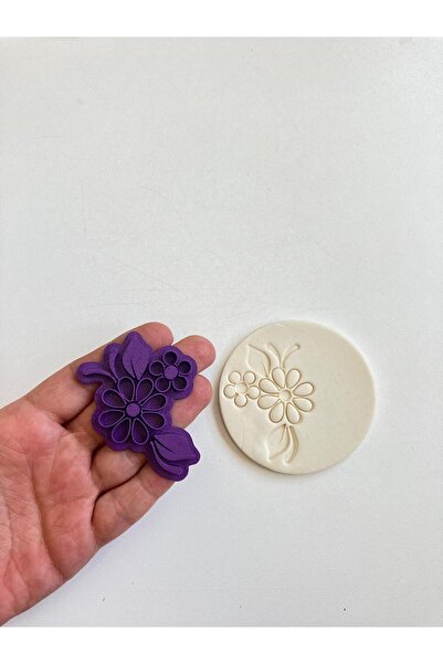 Volala نمط زهرة الأزهار-6 طين السيراميك / ختم طين البوليمر