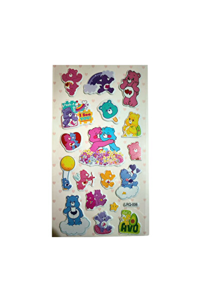 Bluoksweet Slatki model medveda-6 reljefna nalepnica za tablet i laptop i nal...