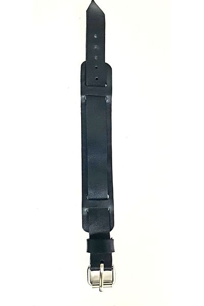 aysefe 3cm Wide Real Leather Bracelet - Handcrafted