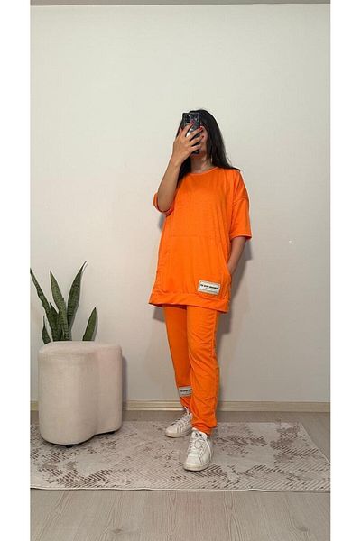 Butik Comfortable and Cool Combed Cotton Summer Tracksuit Set