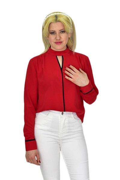 Woow Women's Red Blouse - BGL-ST03715