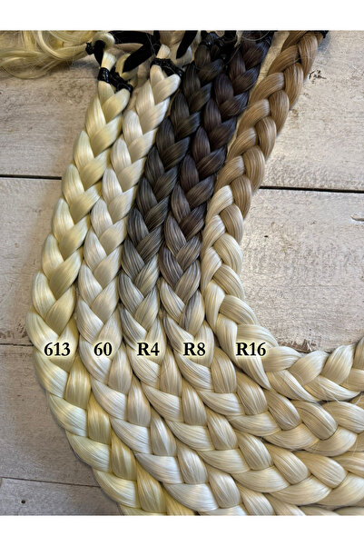 Suzan Peruk 80cm  Jumbo BOy Uzun Lastikli Örgü At kuyruğu saç ÇOK RENK SEÇENEKLİ SUzan peruk