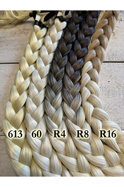 Suzan Peruk 80cm  Jumbo BOy Uzun Lastikli Örgü At kuyruğu saç ÇOK RENK SEÇENEKLİ SUzan peruk