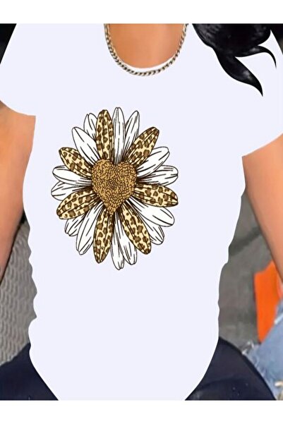 classy moda Tricou Single Jersey - Tricou cu mânecă scurtă, cu decolteu tripl...