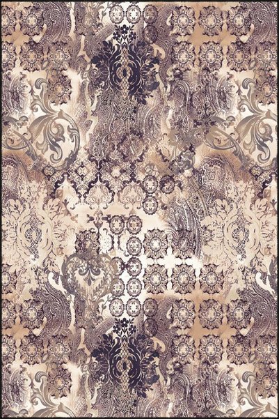 Rugs Modern Halı قاعدة منسوجة منقوشة تقليدية من Florak الحديثة وسجادة قابلة ل...