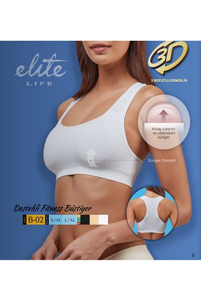 Elite Life Elite Life - Recovery Sports Bustier, Half Tank Top