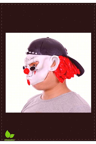 OMZ Boy's White Mask - Latex Hat, Glasses, Montessori Development Educational Toy