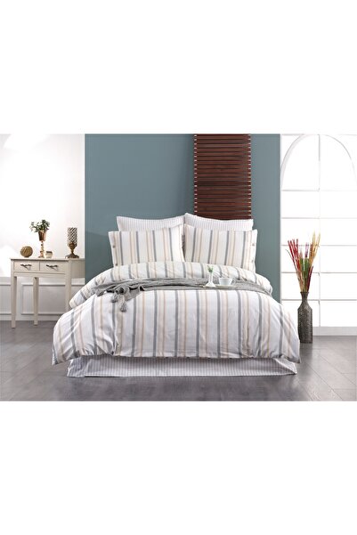 Levanzo İp Boya Çift Kişilik Pamuklu Nevresim Takımı Cavarro