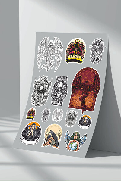 Sticker Market Set de autocolante Angel Melek - Pachet de 2