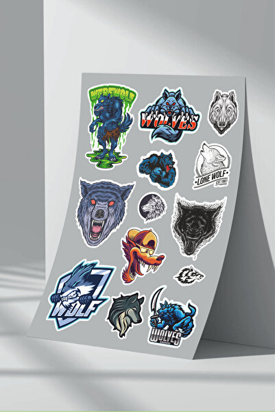 Sticker Market Set de autocolante din 3 piese Kurt Wolf