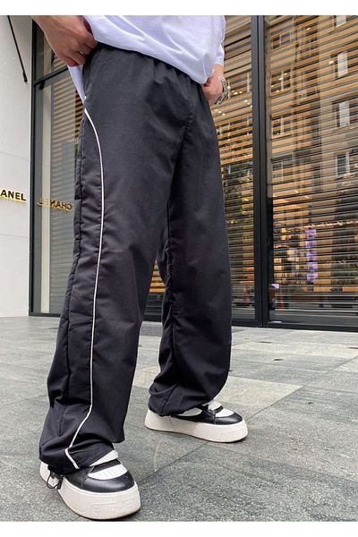 RE7EDİ Striped parachute trousers