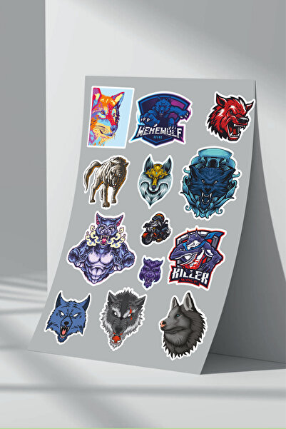 Sticker Market Set de autocolante Kurt Wolf 9 piese