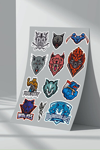 Sticker Market Set de autocolante Kurt Wolf - Pachet de 2