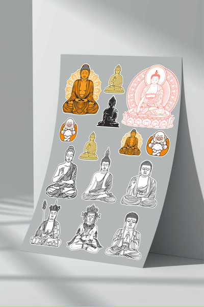 Sticker Market Set naljepnica za meditaciju Buda (2)