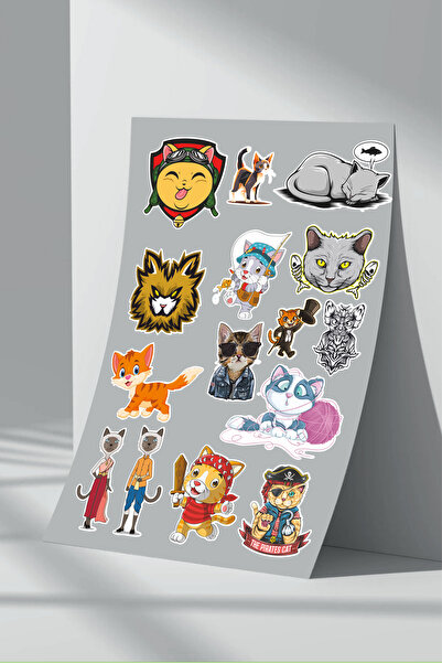Sticker Market Set de 23 autocolante pentru pisici