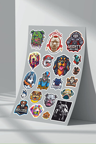 Sticker Market Set de autocolante pentru câini de 14 piese
