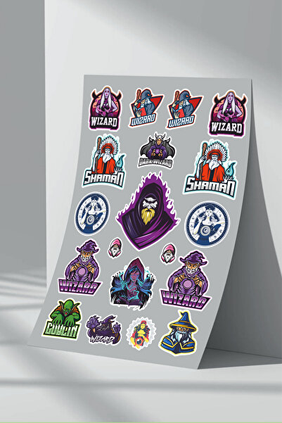 Sticker Market Set de autocolante cu model Shaman