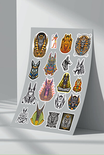Sticker Market Set de 12 autocolante egiptene antice