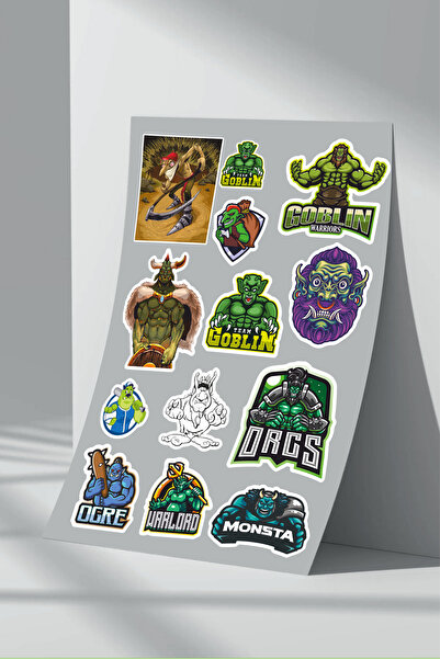 Sticker Market Set de autocolante cu model Goblin
