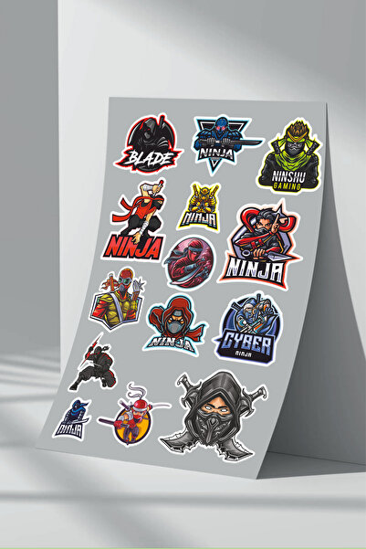 Sticker Market Set de autocolante Ninja - Pachet de 3