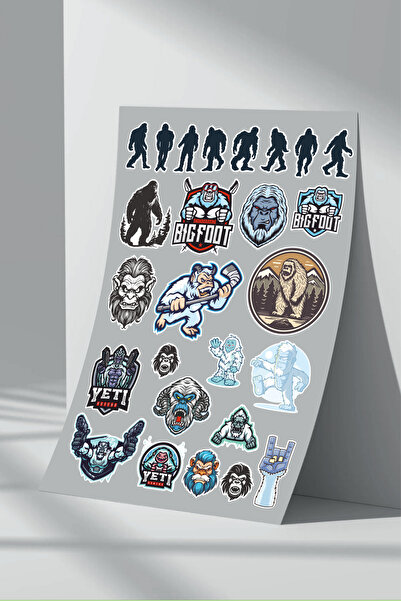 Sticker Market Set de autocolante cu model Bigfoot
