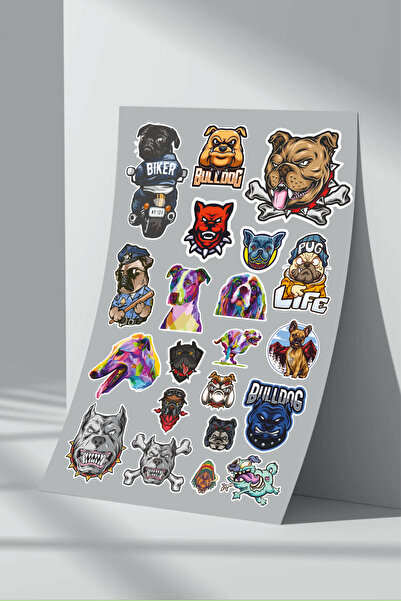 Sticker Market Set od 16 nalepnica sa psima