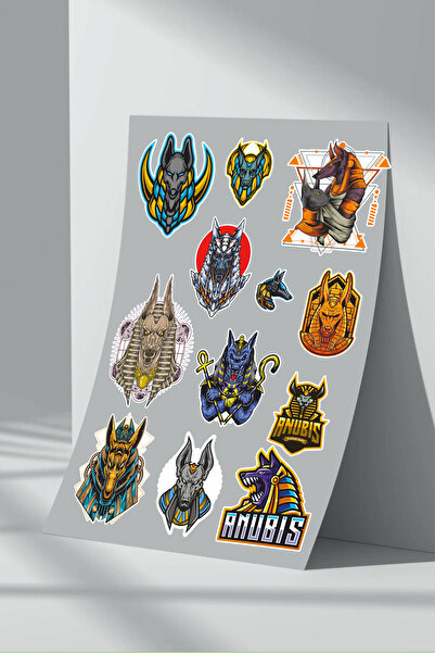 Sticker Market Set de 4 autocolante egiptene antice