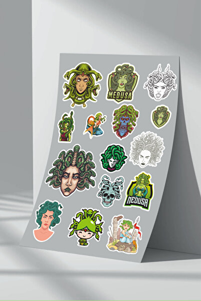 Sticker Market Set de autocolante Medusa - 3 bucăți