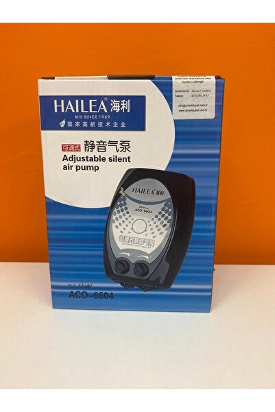 Hailea Aco-6604 Hava Motoru Çift Çıkışlı (Sessiz)