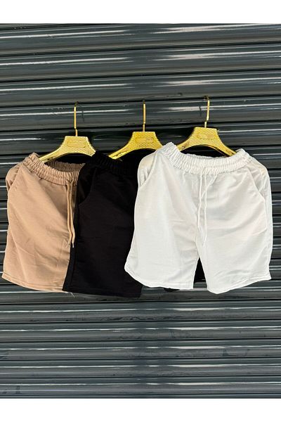 efraim giyim FERME BOUTIQUE - Unisex Σετ 3 σορτς με κανονική εφαρμογή