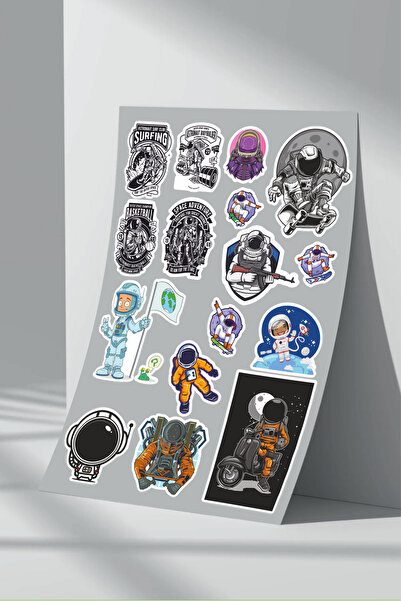 Sticker Market Set de autocolante lungi pentru astronauți - 27 de modele
