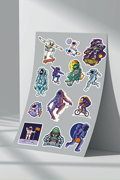 Sticker Market Set de autocolante pentru astronauți cu tematică spațială - 7 ...
