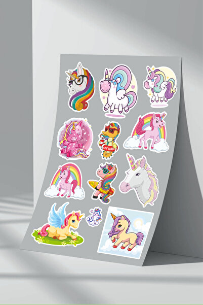 Sticker Market Set de autocolante cu unicorn (8)