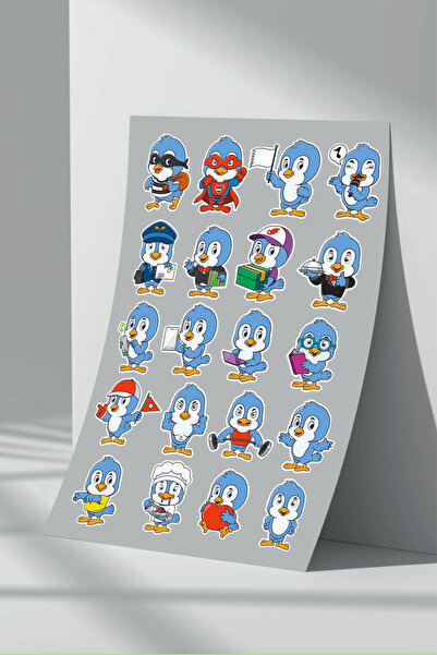 Sticker Market Σετ αυτοκόλλητων 15 Cute Heroes